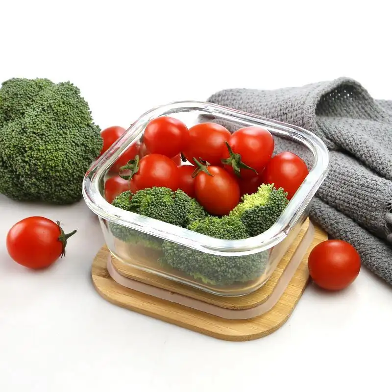 Glass Food Container for Home Use Cs01@crystalhouseware.comfactory 3