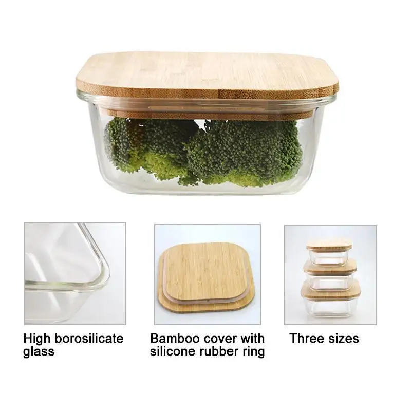 Glass Food Container for Home Use Cs01@crystalhouseware.comfactory 6