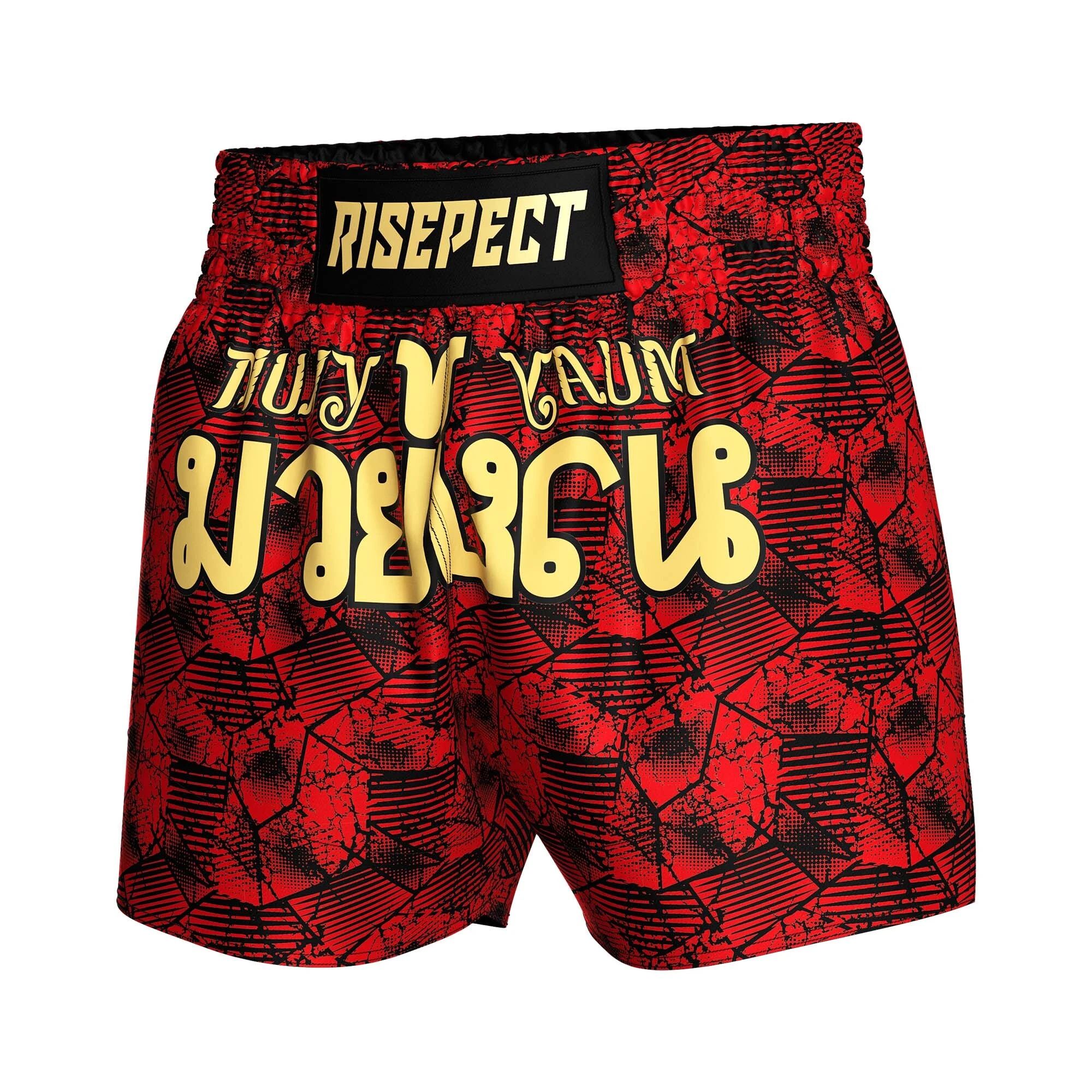 Rise Red Camouflage Muay Thai Shorts MMA 1
