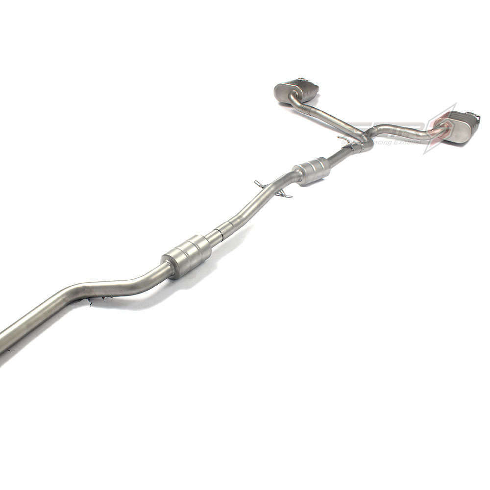 Catback de système d'échappement de voiture d'acier inoxydable pour Mercedes Benz W205 5