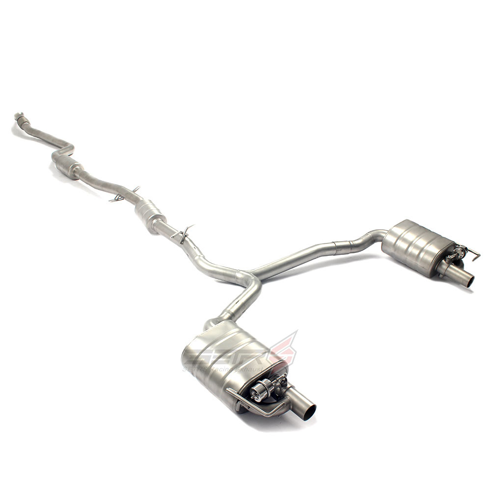 Catback de système d'échappement de voiture d'acier inoxydable pour Mercedes Benz W205 3