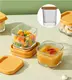 Crystal Houseware Glass Containers with Lids Soda Lime Glasssupply 3