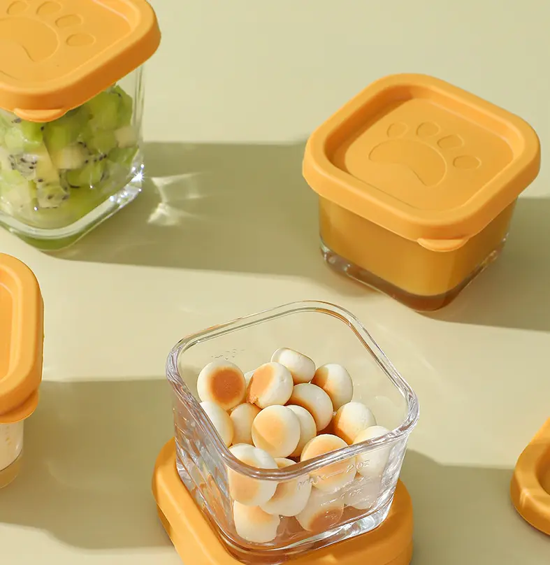 Crystal Houseware Glass Containers with Lids Soda Lime Glasssupply 2
