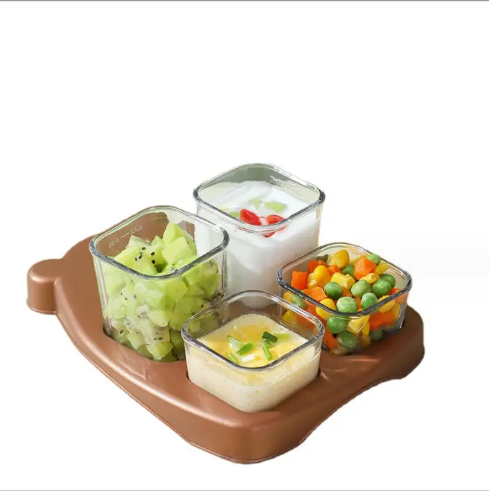Crystal Houseware Glass Containers with Lids Soda Lime Glasssupply 5