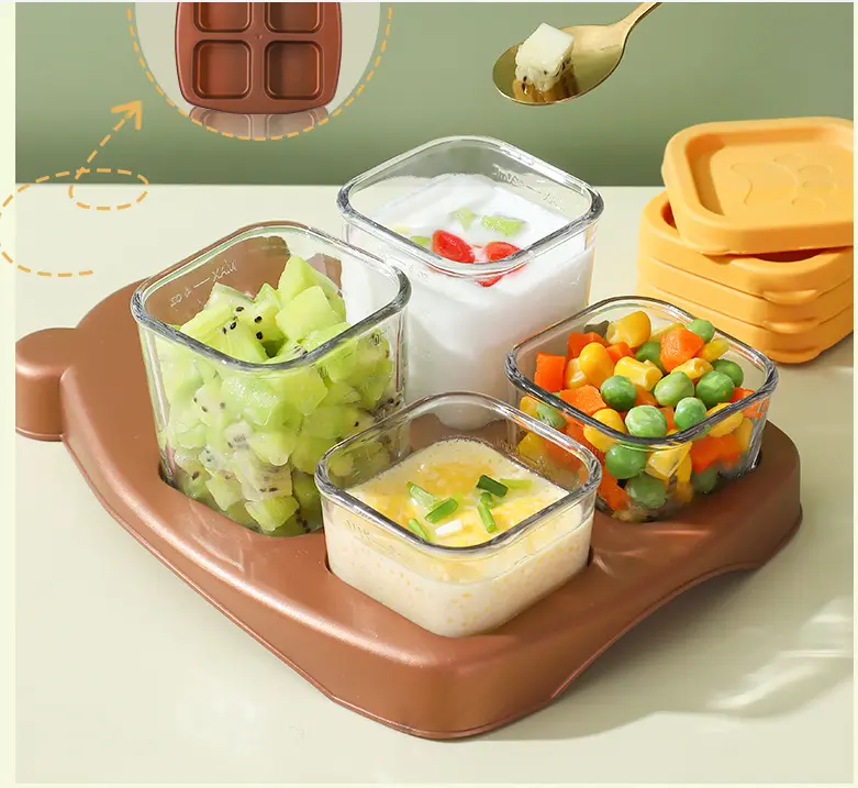 Crystal Houseware Glass Containers with Lids Soda Lime Glasssupply 4