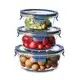 For Kitchen Glass Kitchen Containers with Lids High Borosilicate Glass by Crystal Houseware 6