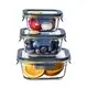 For Kitchen Glass Kitchen Containers with Lids High Borosilicate Glass by Crystal Houseware 4