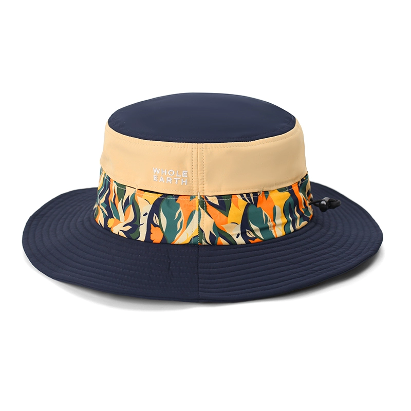 Cappello da safari con protezione solare per escursionismo all'aperto, ad asciugatura rapida, con ricamo 1