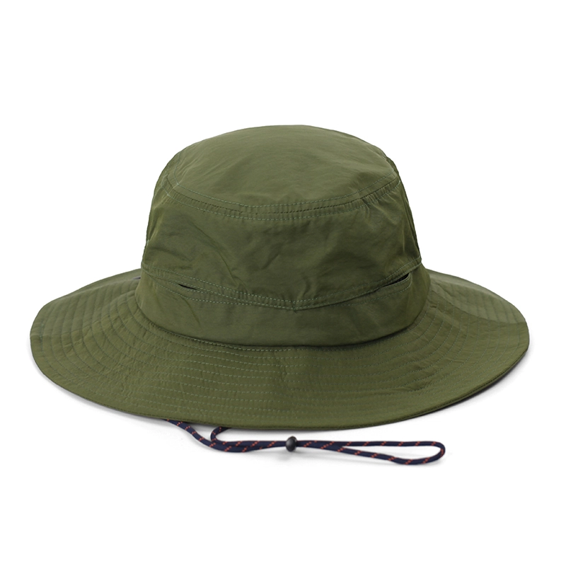 Sombrero de cubo para exteriores, protección solar sólida, sombrero Boonie para acampar de secado rápido 1
