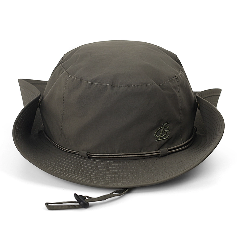 Sombrero de pesca para senderismo al aire libre, sombrero para el sol, bordado, ligero, de secado rápido 1
