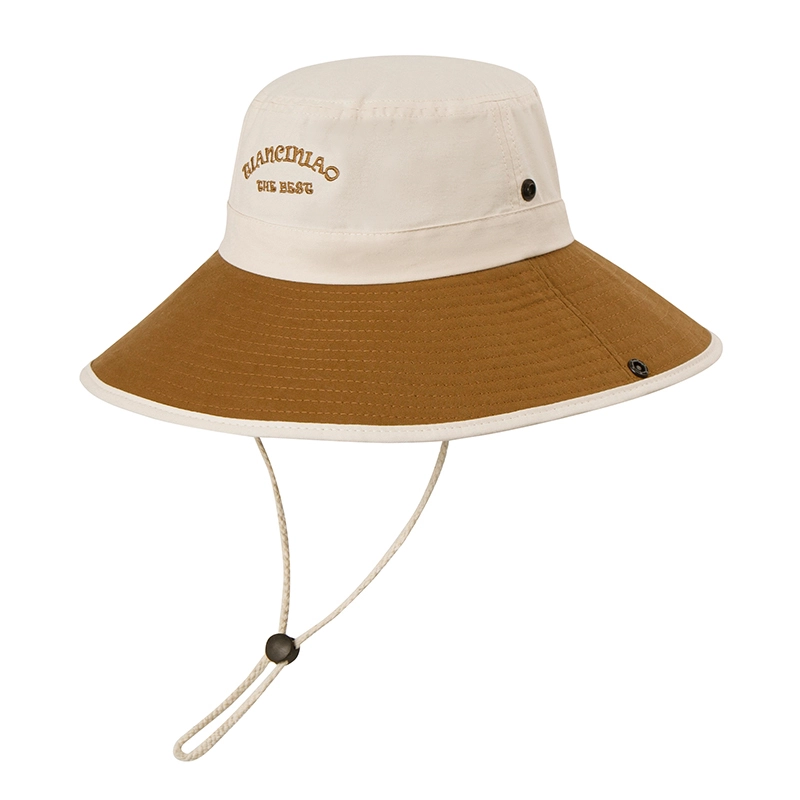 Cappelli da pesca a tesa larga con protezione UV bicolore per esterni 1