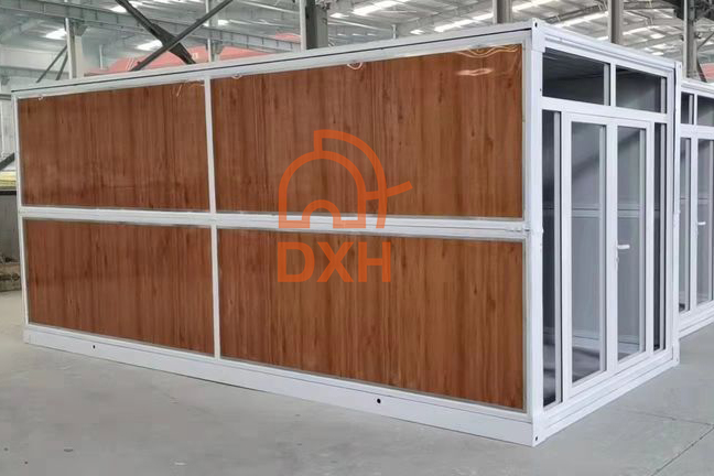 China Hersteller DXH 20ft 40ft faltbare Containerhäuser individuell mit Toilette 3