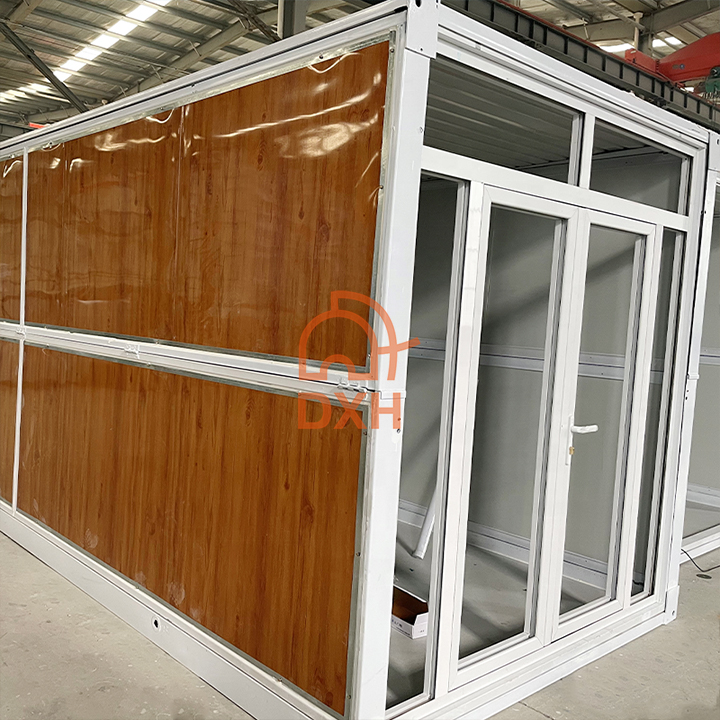 China Hersteller DXH 20ft 40ft faltbare Containerhäuser individuell mit Toilette 2
