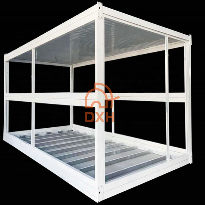 China Hersteller DXH 20ft 40ft faltbare Containerhäuser individuell mit Toilette 5