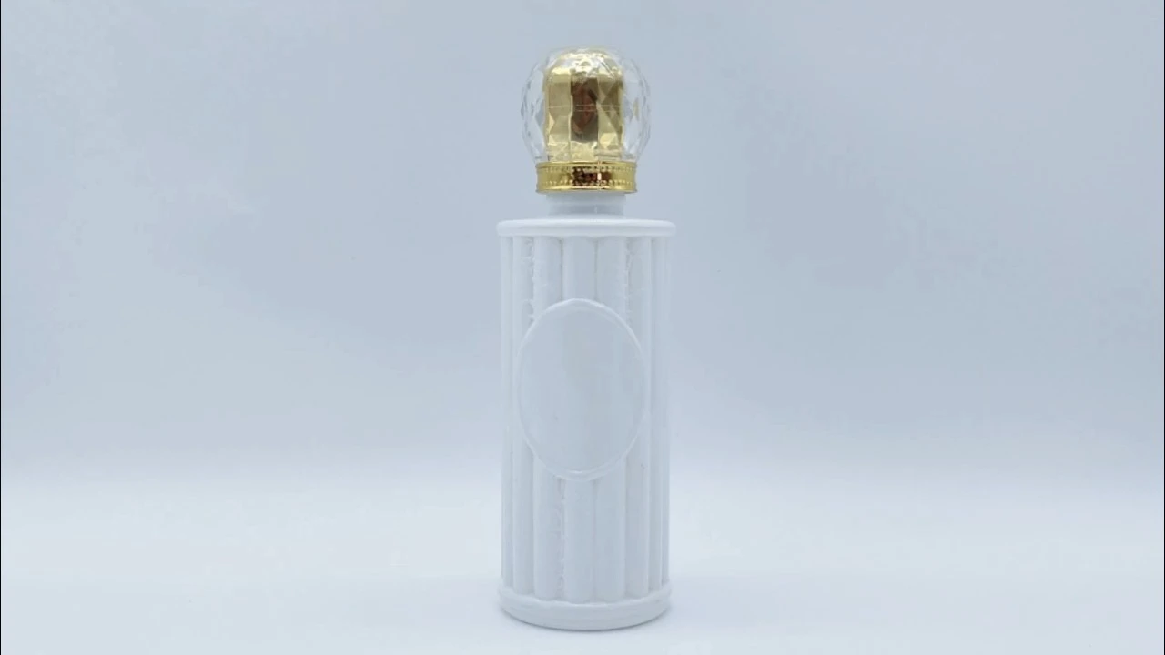 Glamorosa botella de loción corporal en PET blanco de 200 ml para el cuidado de la piel. 1