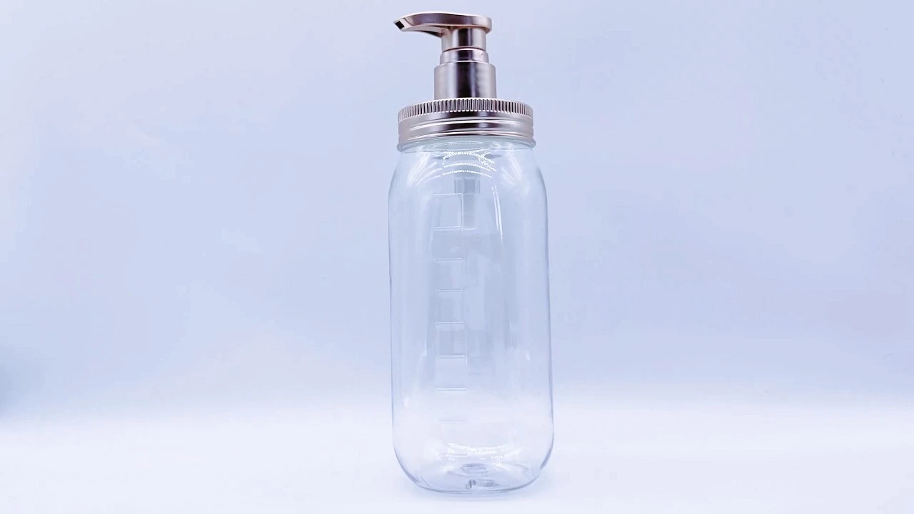 Glamorous colorless transparent PET skin care packaging body Lotion bottle 1