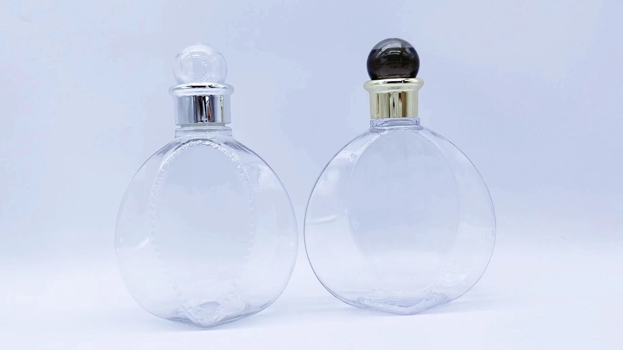 Glamorous 300ml/330ml colorless transparent PET skin care packaging body Lotion bottle 1