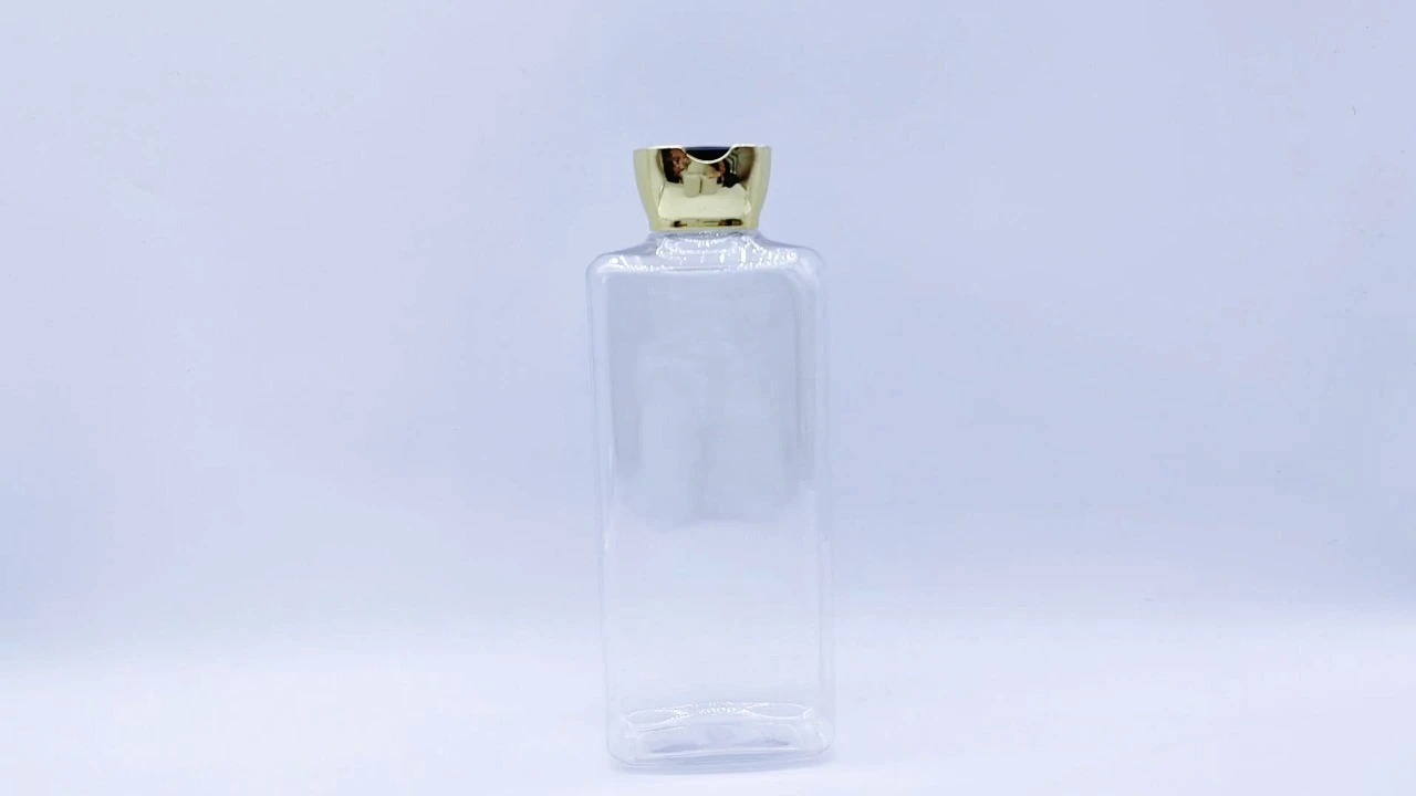 Glamorous 500ml colorless transparent PET skin care packaging body Lotion bottle 1