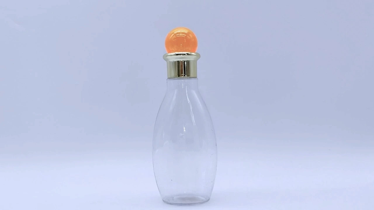 Glamorous 150ml colorless transparent PET skin care packaging body Lotion bottle 1