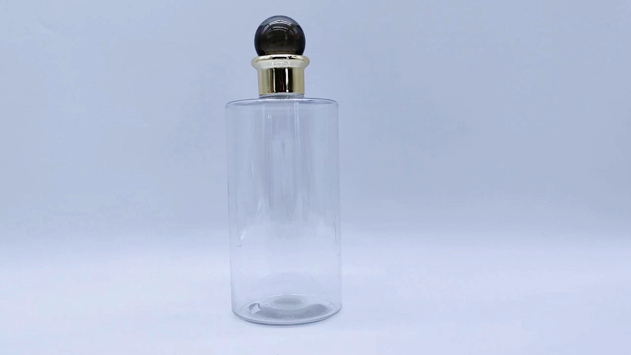 Glamorous 420ml colorless transparent PET skin care packaging body Lotion bottle 1