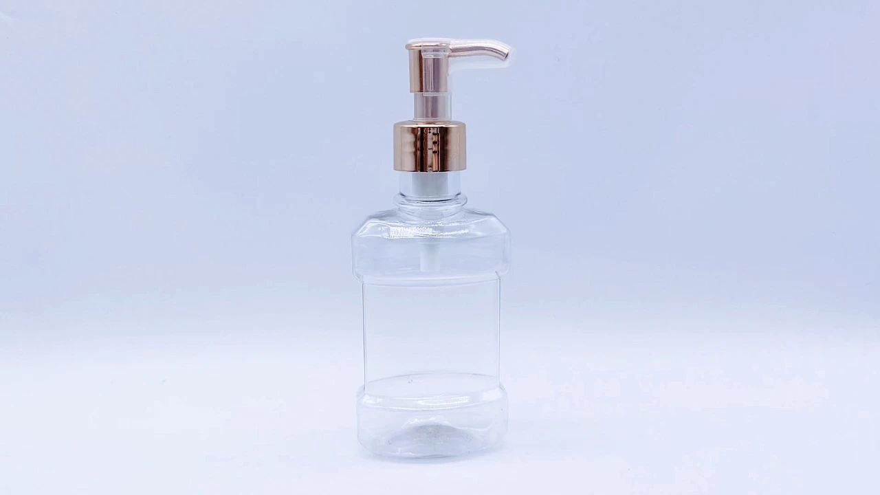 Glamorous 150ml colorless transparent PET skin care packaging body Lotion bottle1 1