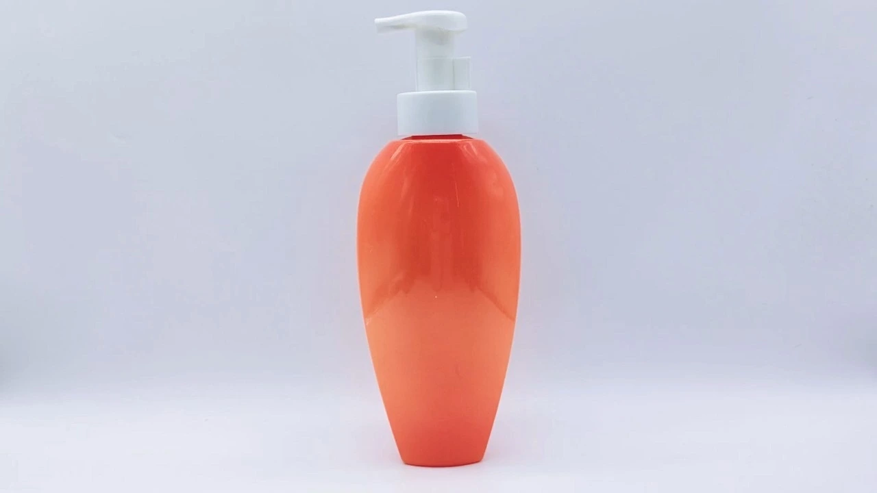 Glamorous 630ml coral PET skin care packaging body Lotion bottle 1