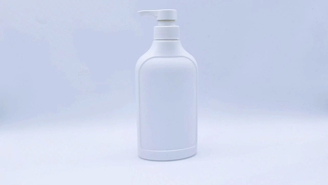 Glamorous 500ml white PE skin care packaging body Lotion bottles 1