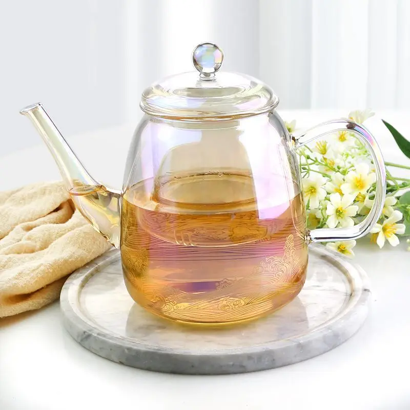 Fashion New Afternoon Tea Glass Jug Hot and Cold Water Glass Jug Restaurant Home Glass Jug 1