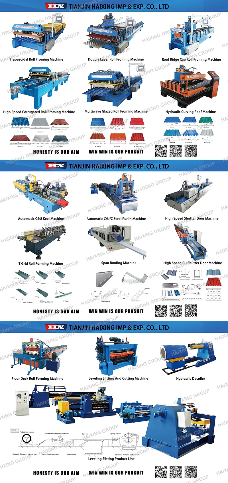 Roof Sheet Making Machine Price by HAIXING 5
