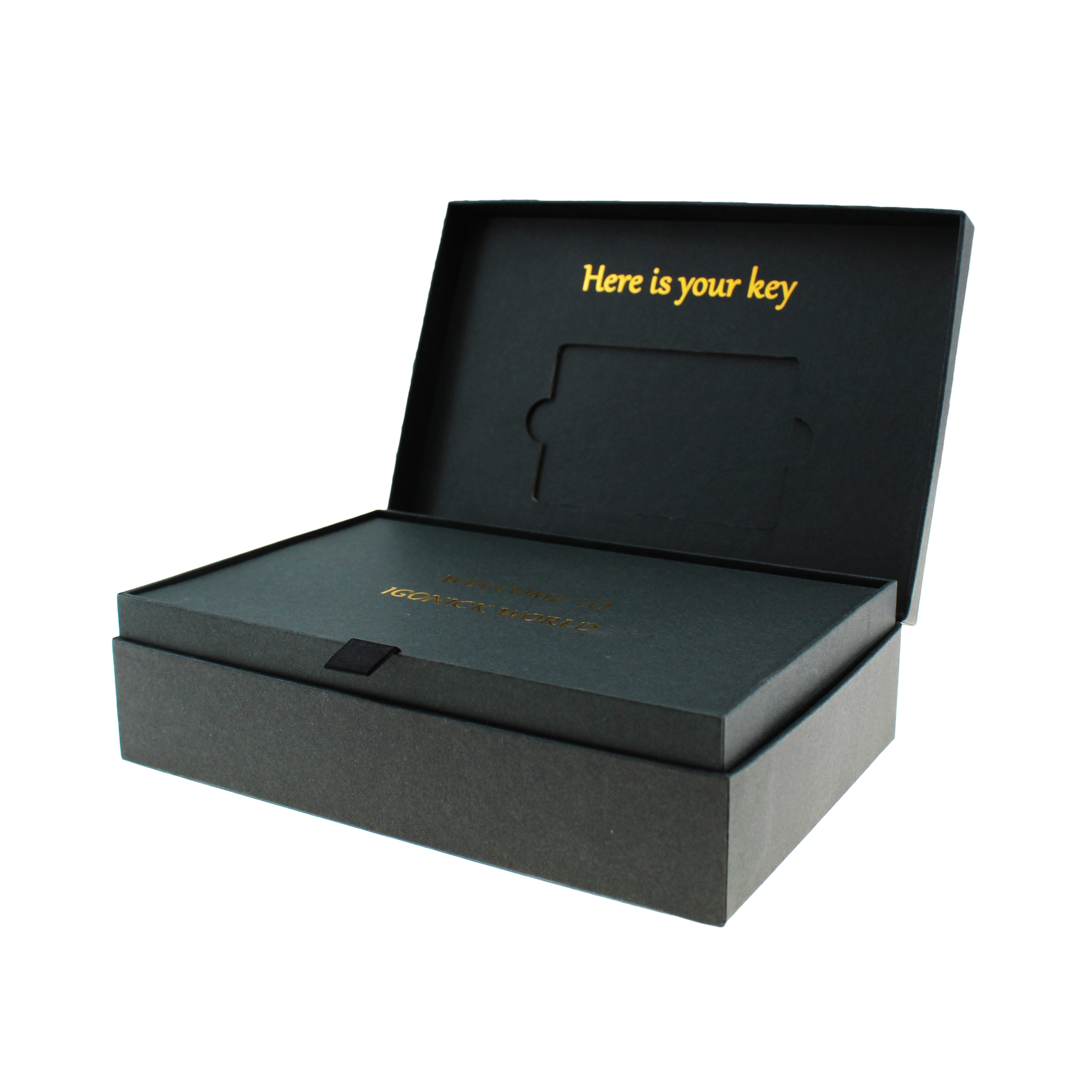 Custom Luxury Rigid Cardboard Book Mailer Gift Box With Logo Stamping - Packshion Packaging 1