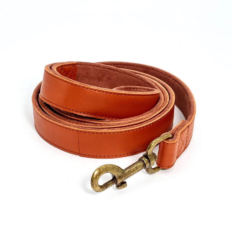 Leather Dog Leash Heavy Duty Dog Leash PSP-305B 1