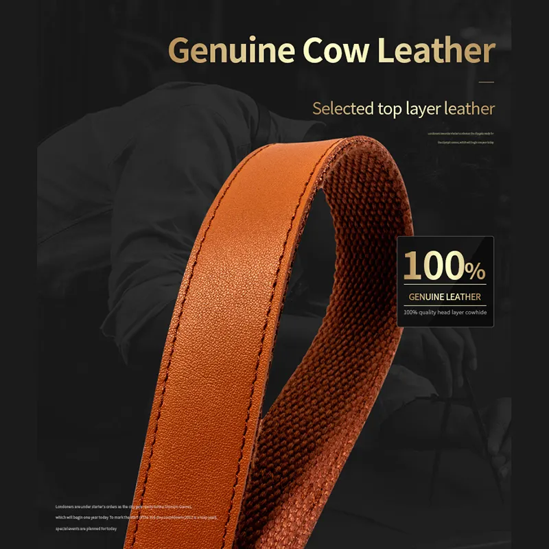 Extendable Dog Lead for Large Dogs Brown - - 7