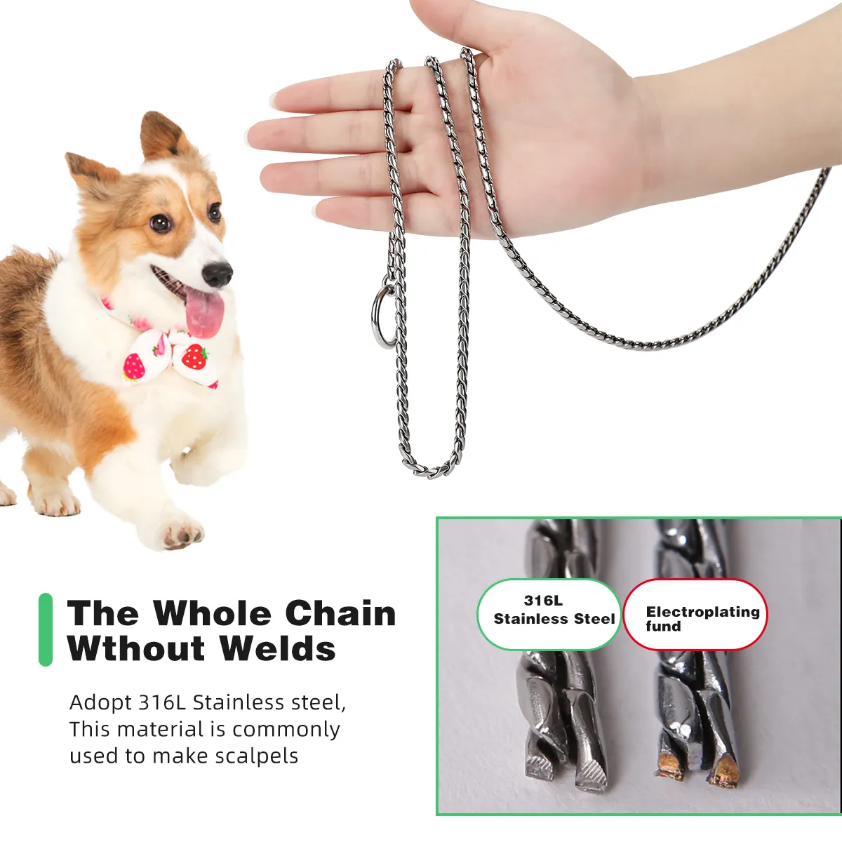 Dog Harness Collar and Lead Set 25~30 Days - - 5