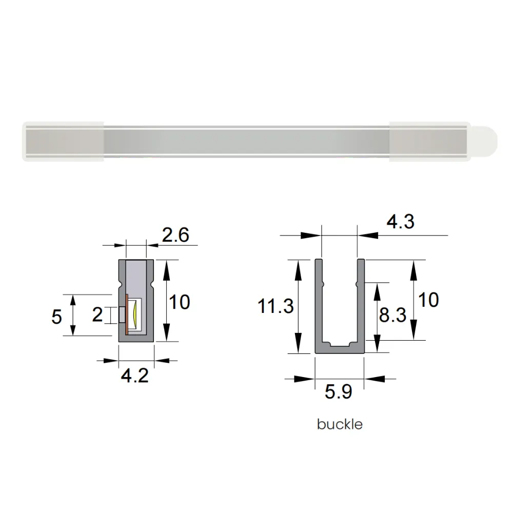 Outdoor Led Ribbon with Custom Services 2