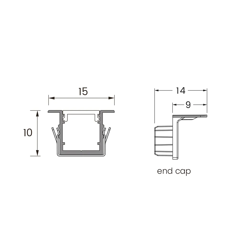 Factory Pricesmart Led Lighting Solutions LED Profiles 2
