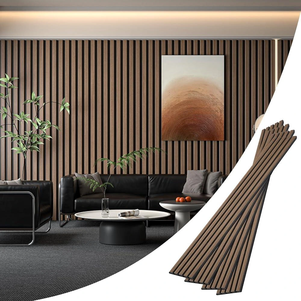 ألواح Akupanel من خشب MDF للتحكم في الضوضاء ولوحة الحائط الصوتية للأداء الصوتي 1