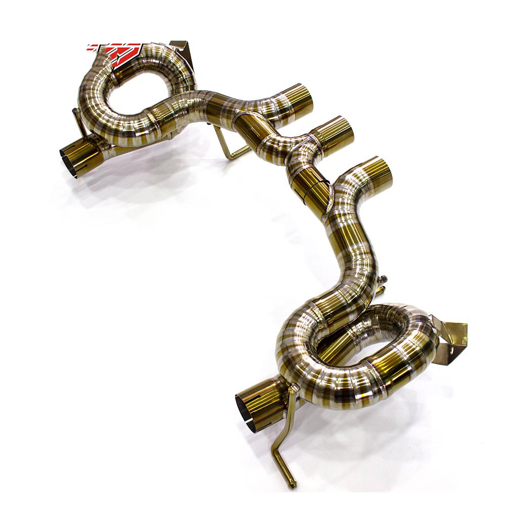 Titanium Alloy Car Cat-back Exhaust System Catback For Ferrari 458 4