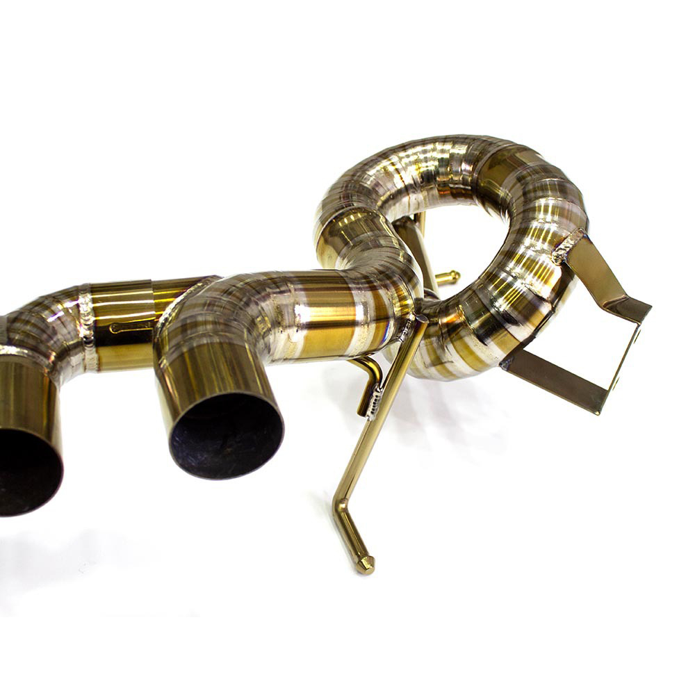 Titanium Alloy Car Cat-back Exhaust System Catback For Ferrari 458 6