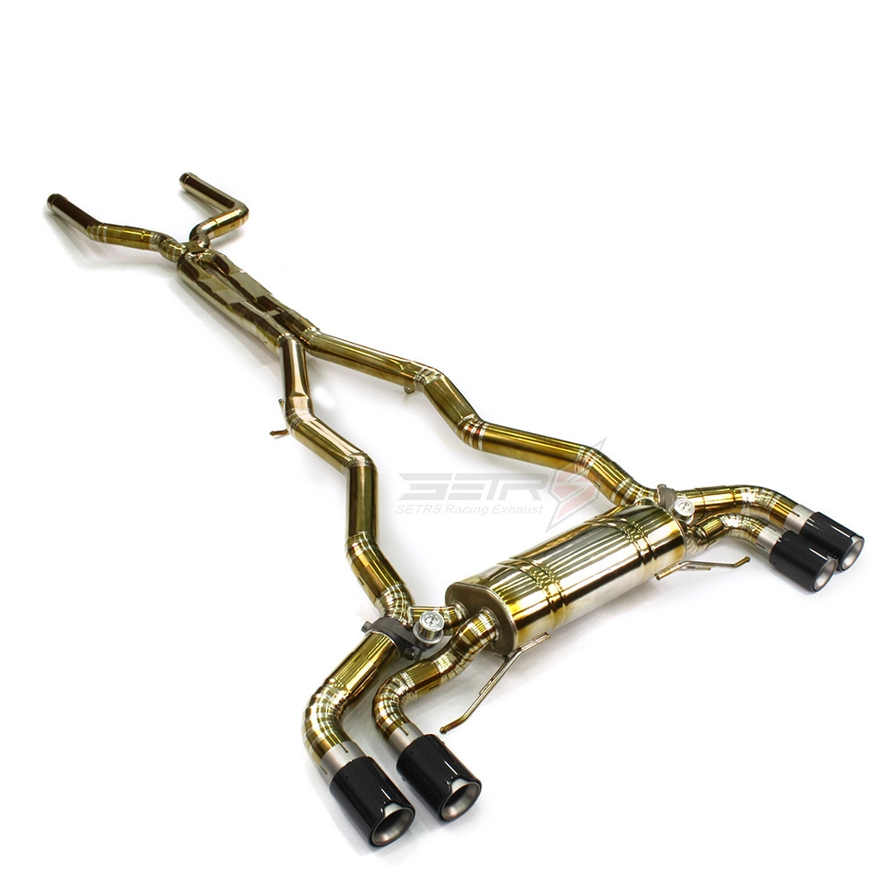 Sistema de escape de automóvil Cat-back para BMW M5 F90 2018-2021 4.4T 1