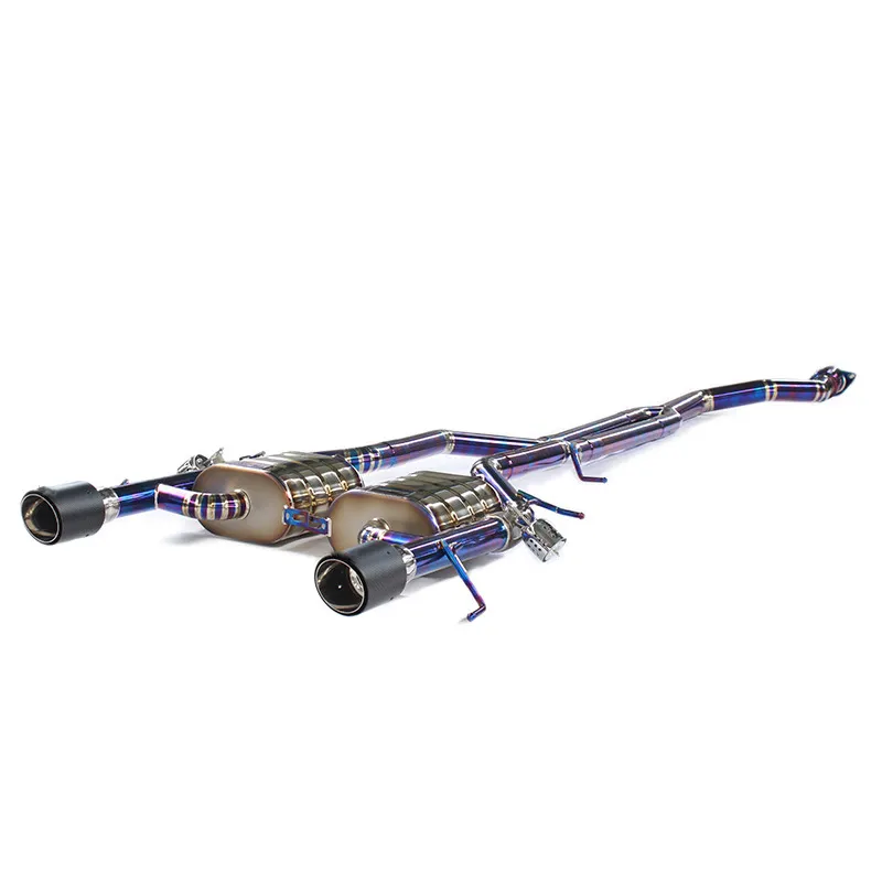 Best Cat Back Exhaust Blue/silver/gold by Maxdo 3