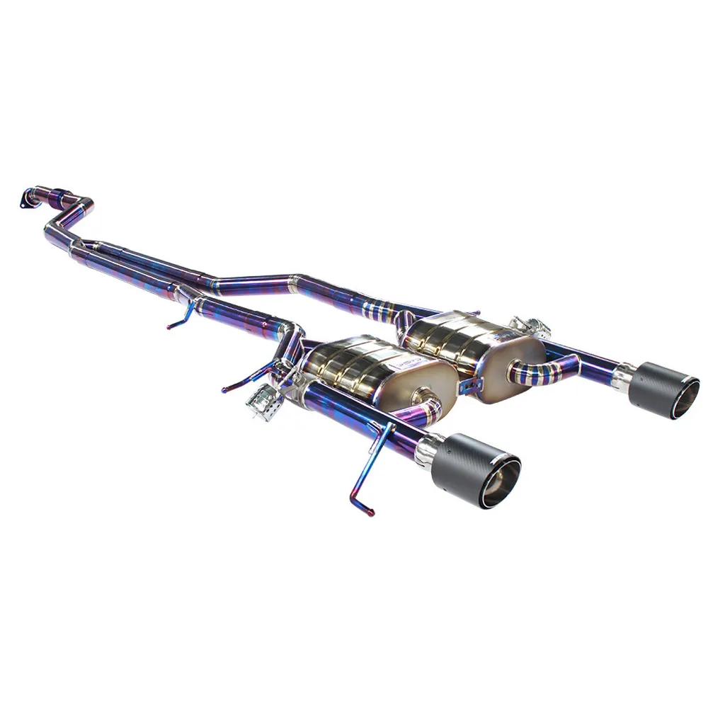 Best Cat Back Exhaust Blue/silver/gold by Maxdo 2