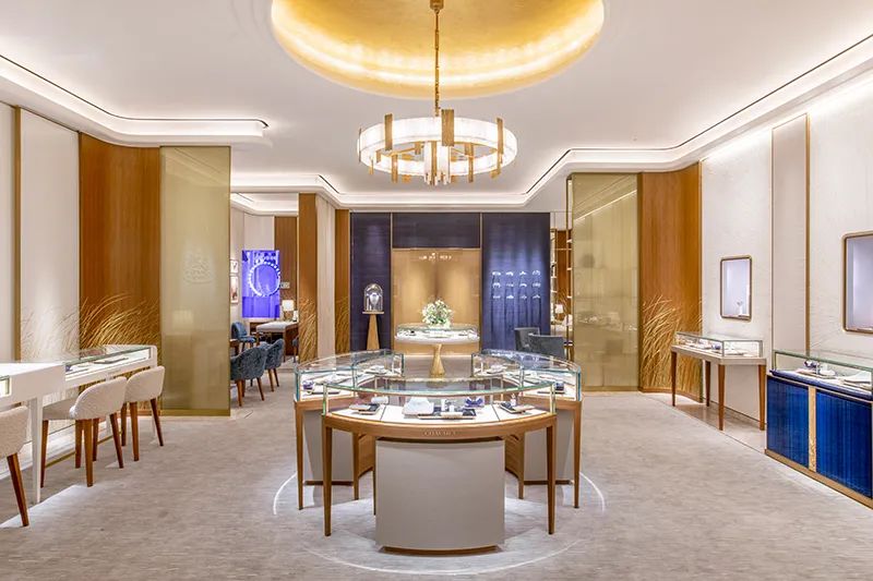 Nuevo diseño de exhibición, escaparate de joyería de tiendas boutique de alta gama personalizado 1