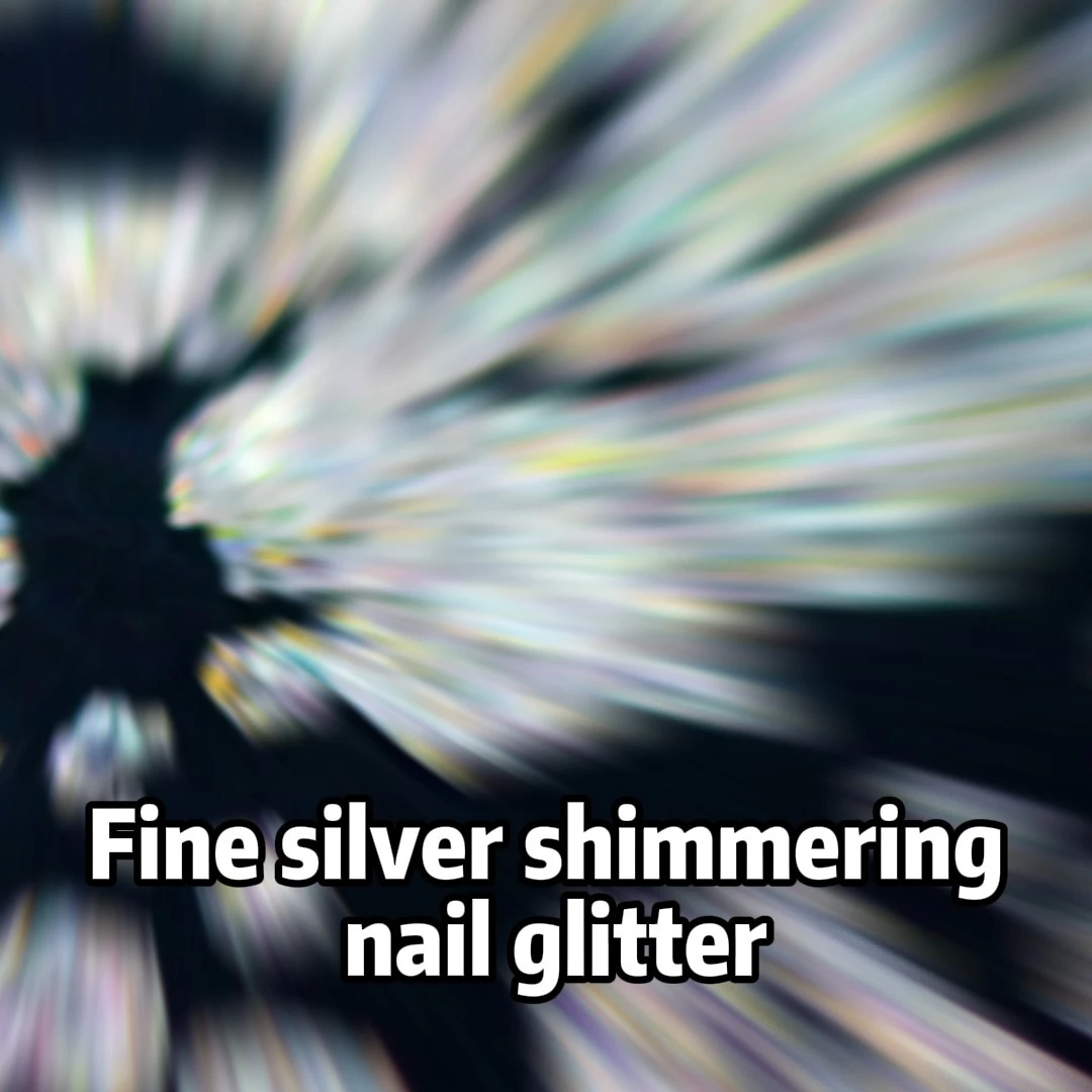 Popolare mini decorazioni di strass per unghie 3D polvere bianca di paillettes glitter per unghie fini 1