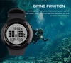 Professional diving computer watch with outdoor exercise function, altitude, air pressure, compass function 1