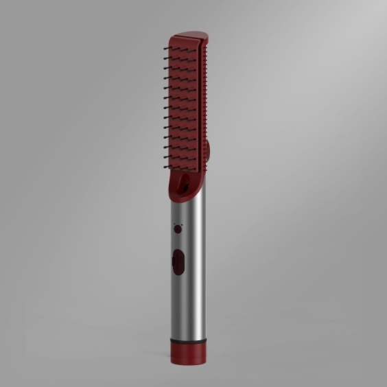wholesale Cat Steam Brush Rechargeable Self-Cleaning Steam Grooming Brush steam brush for cats and Dogs Cleaning-red 1