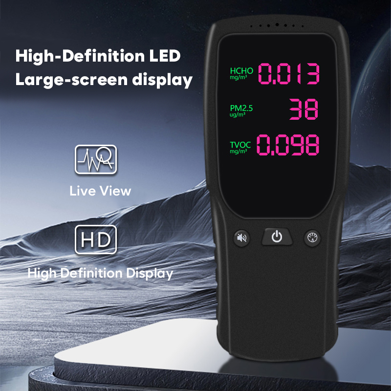 Monitor de calidad del aire con sensor láser portátil 7