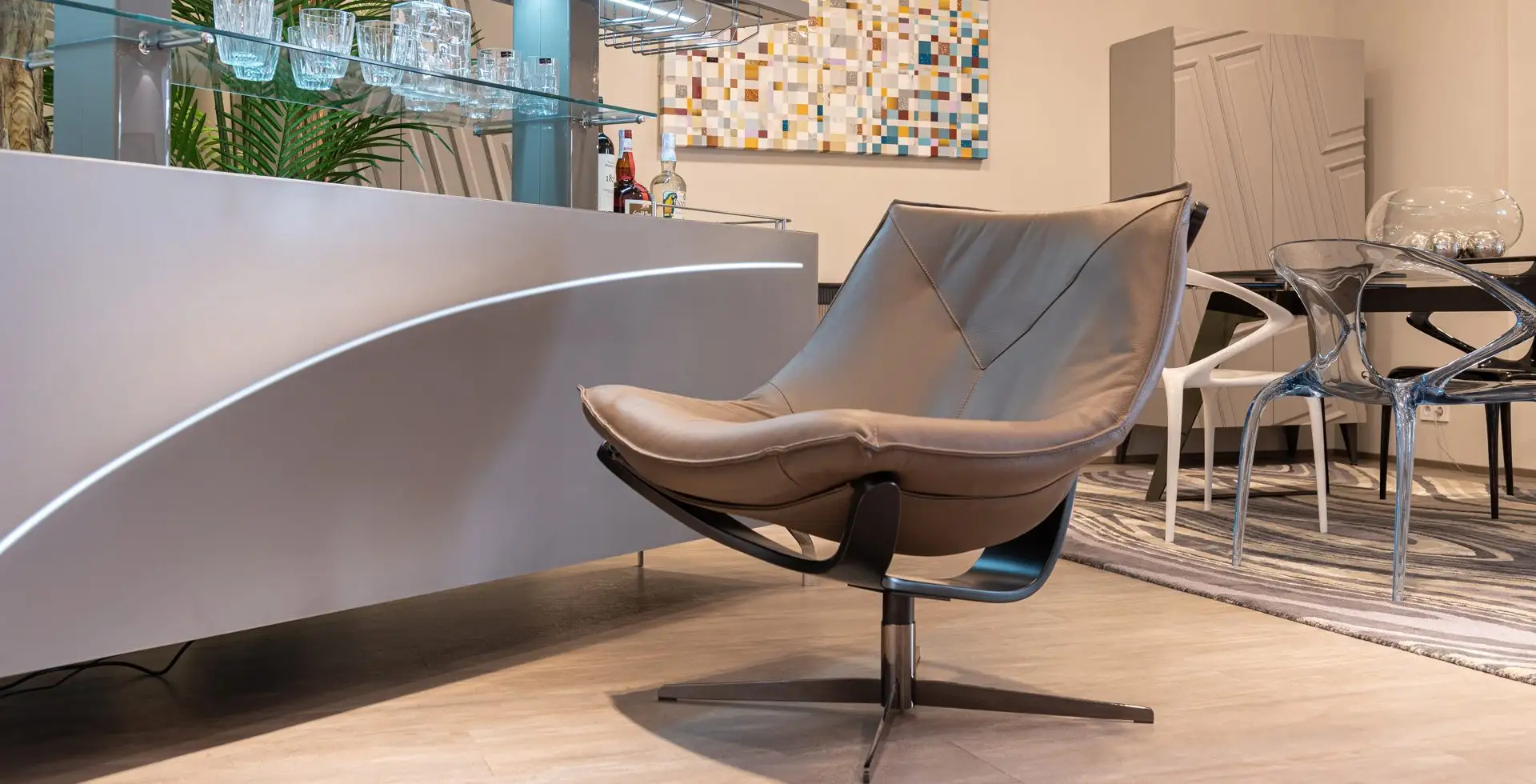 Custom Living Room Chair Revolving by HENYANG 6