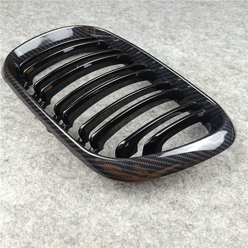 Carbon Bumper Front Grilles Racing Grills For BMW X5 E53 1999-2003 6