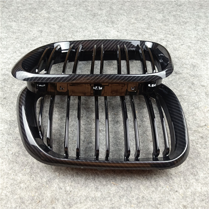 Carbon Bumper Front Grilles Racing Grills For BMW X5 E53 1999-2003 3