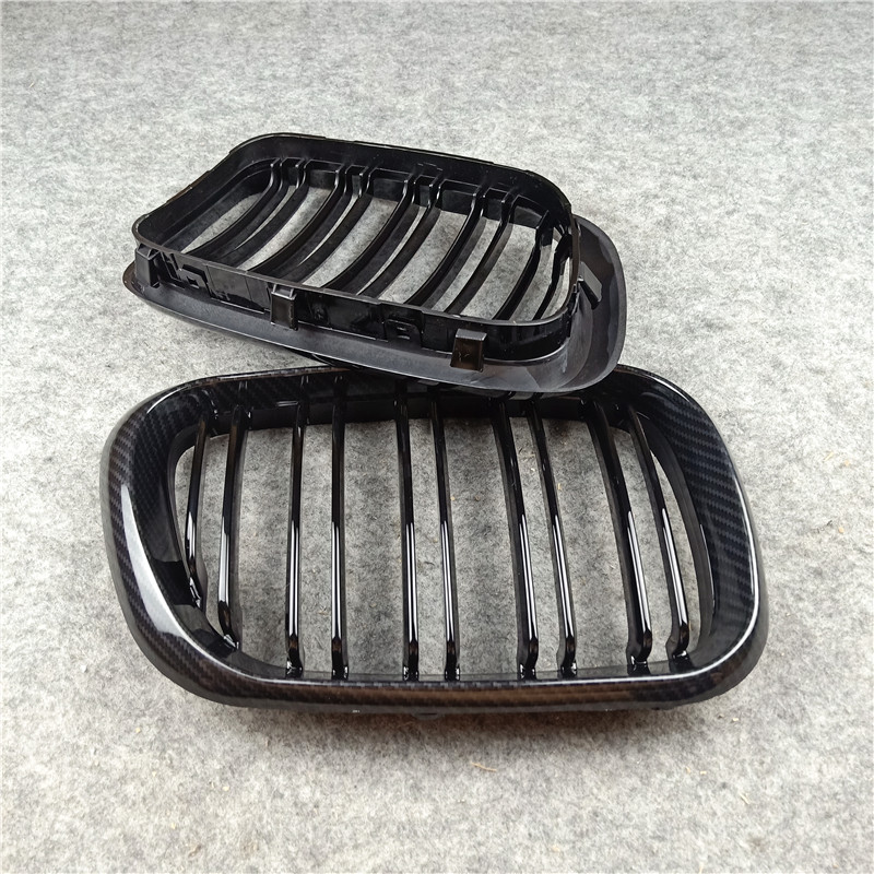 Carbon Bumper Front Grilles Racing Grills For BMW X5 E53 1999-2003 2
